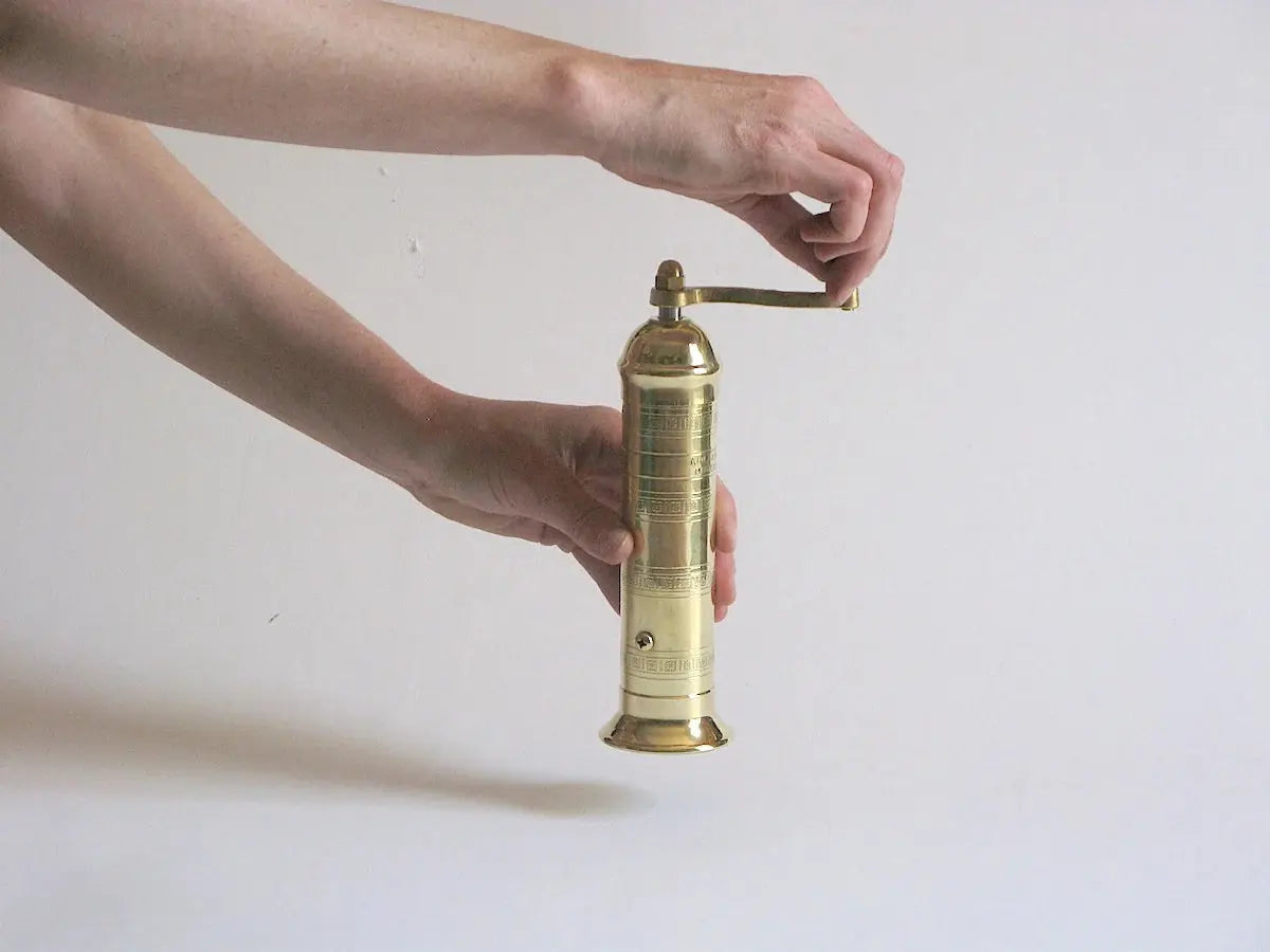 Brass Pepper Mill 103 - Willow + Hutch