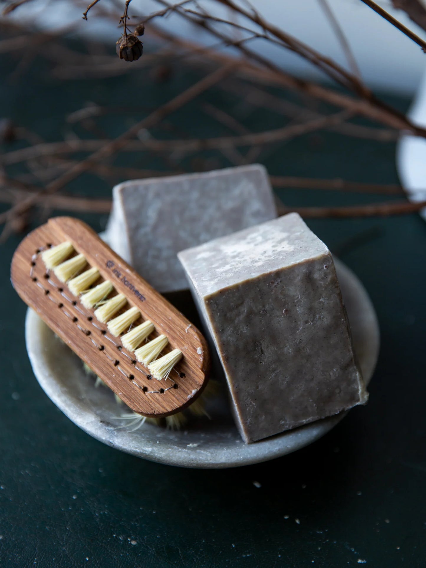 Chunky Black Clay Olive Oil Soap