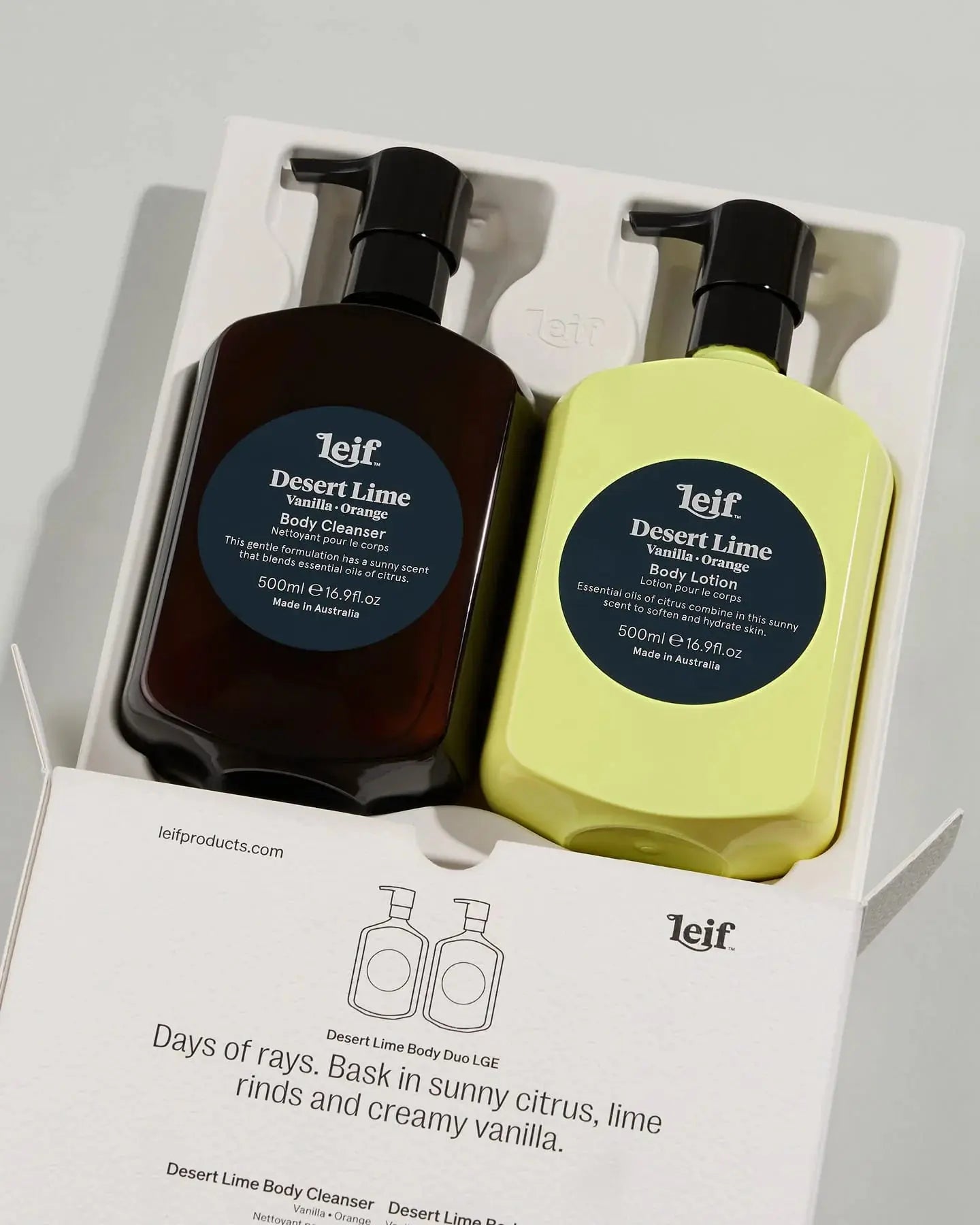 Desert Lime Body Duo - Willow + Hutch