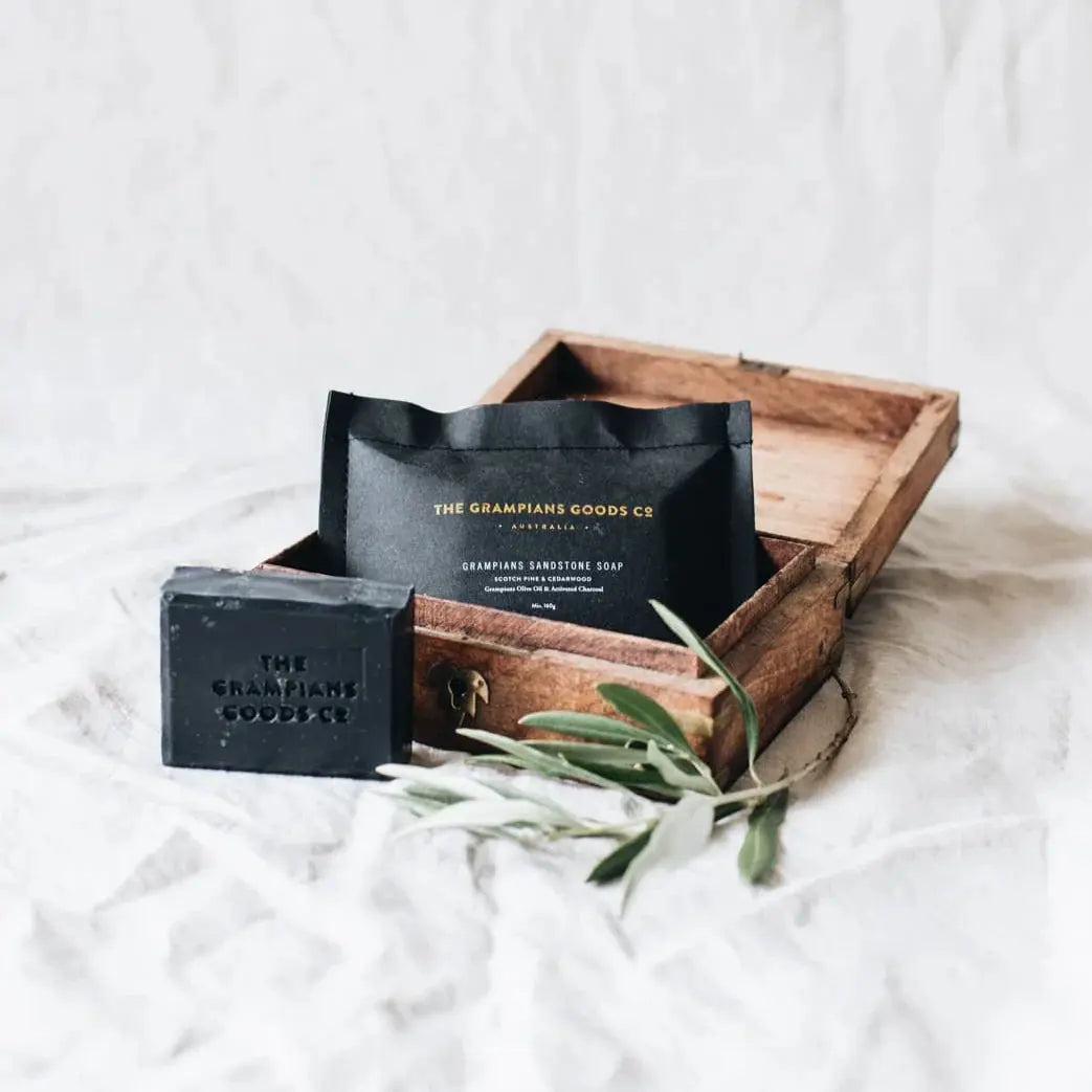 Scotch Pine & Cedarwood Sandstone Soap - Willow + Hutch