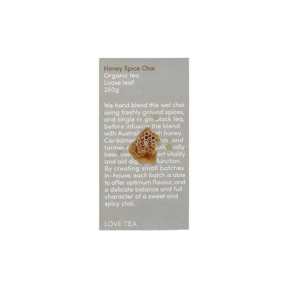 Honey Spiced Chai - Willow + Hutch