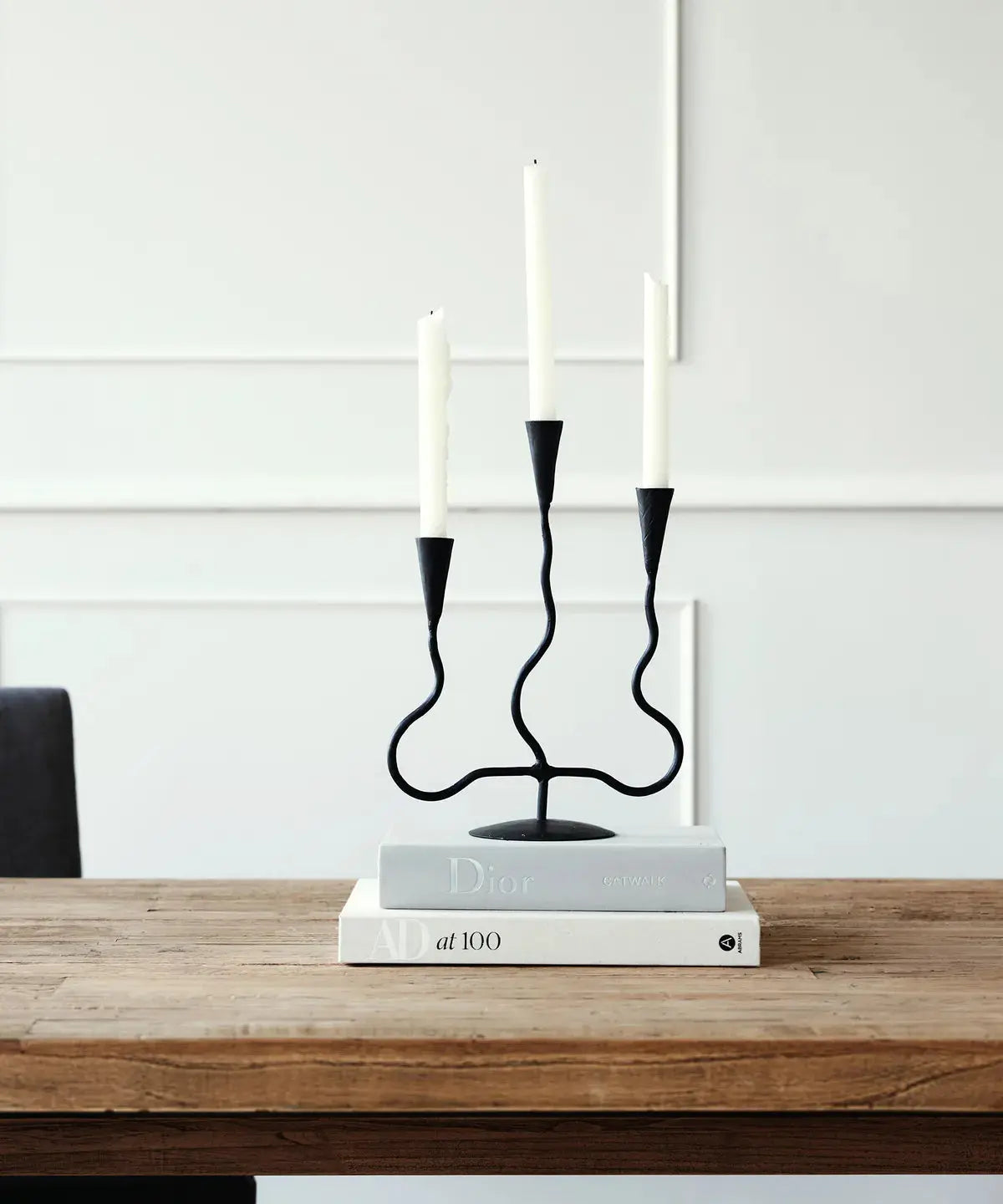 3 Cup Wavy Candle Holder - Willow + Hutch