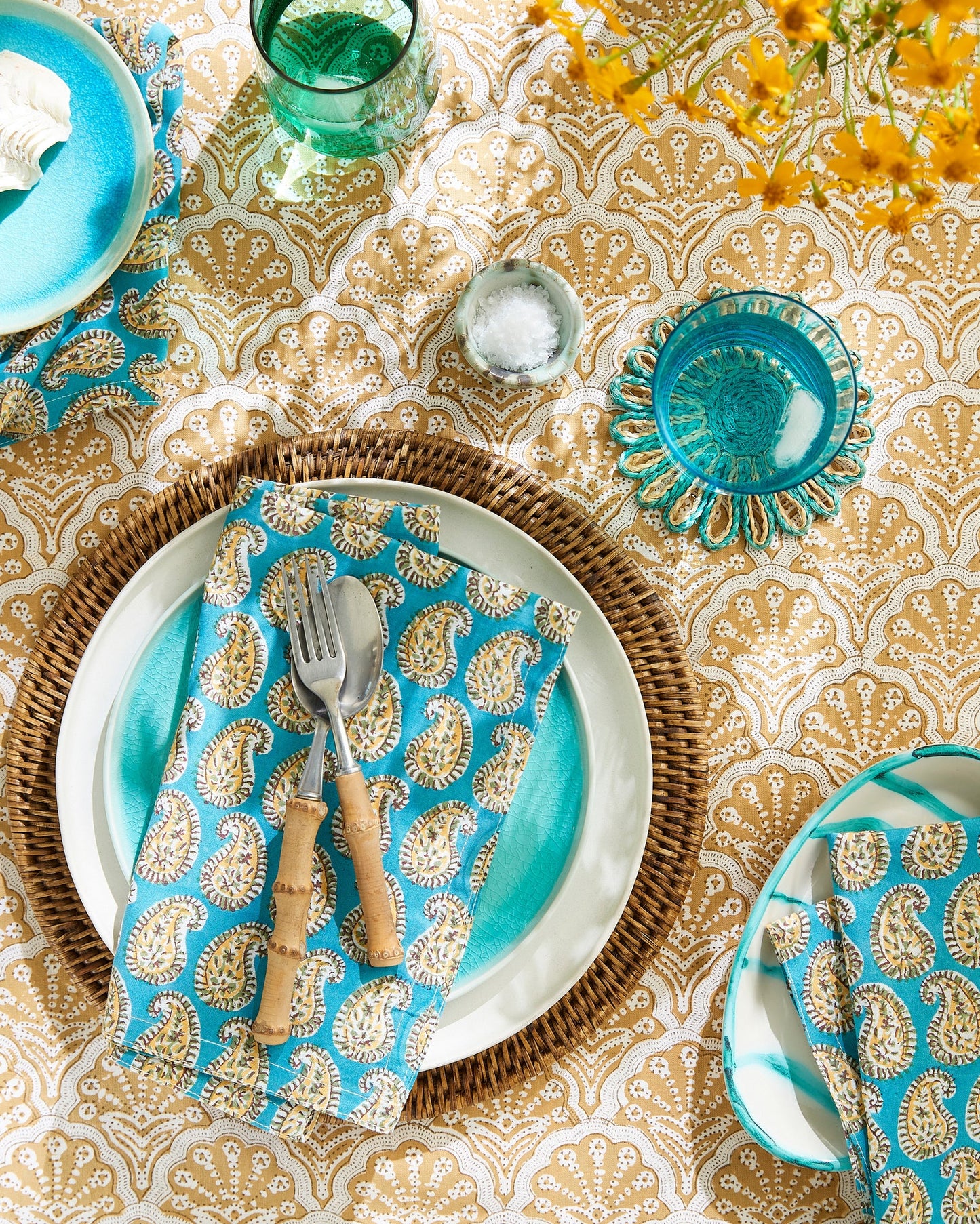 St Tropez Tablecloth Saffron