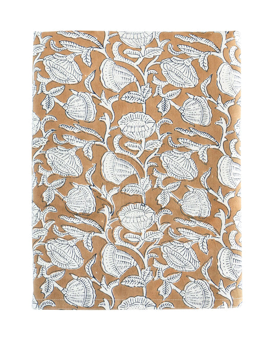 Marbella Tablecloth Tobacco