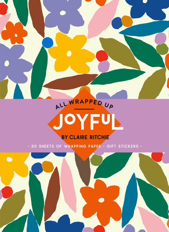 Joyful Wrapping Paper Book by Claire Ritchie