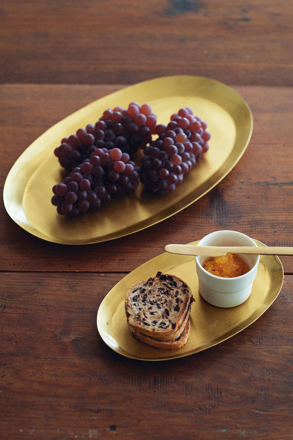 Fog Linen Work - Brass Oval Tray (S): S