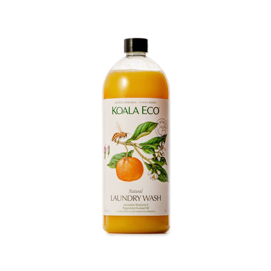 Natural Laundry Wash Mandarin & Peppermint 1L Refill