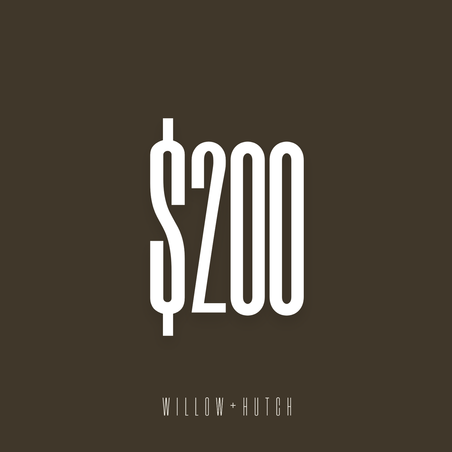 Willow + Hutch Gift Card