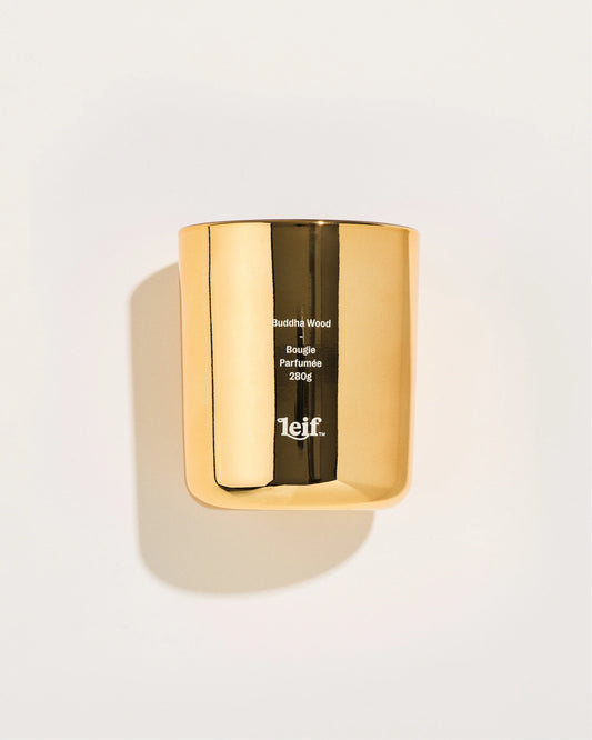 Limited Edition Holiday Buddha Wood Candle