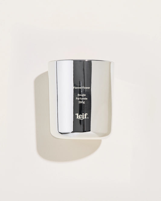 Limited Edition Holiday Flannel Flower Candle