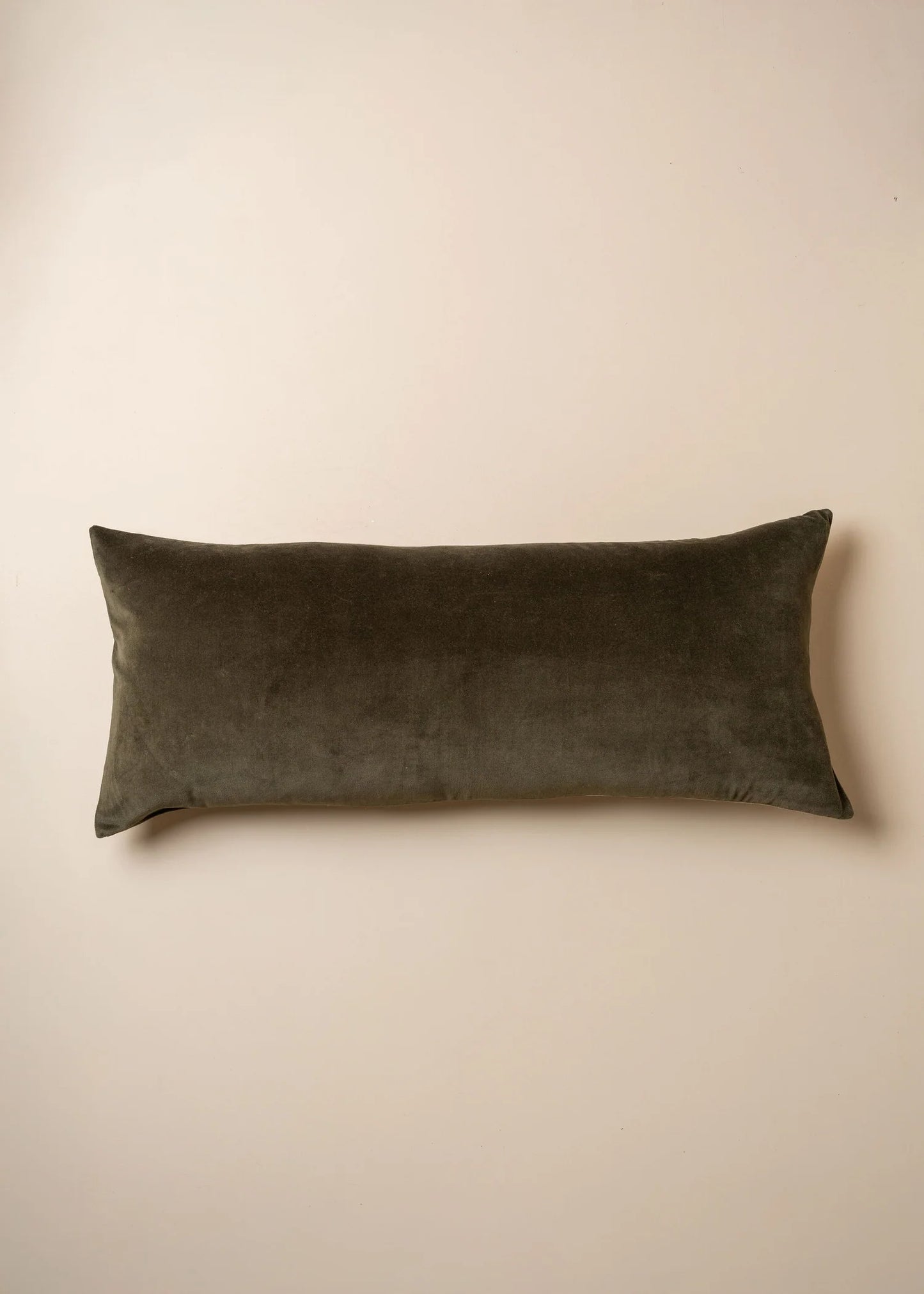 Olive Velvet Lumber 40x90