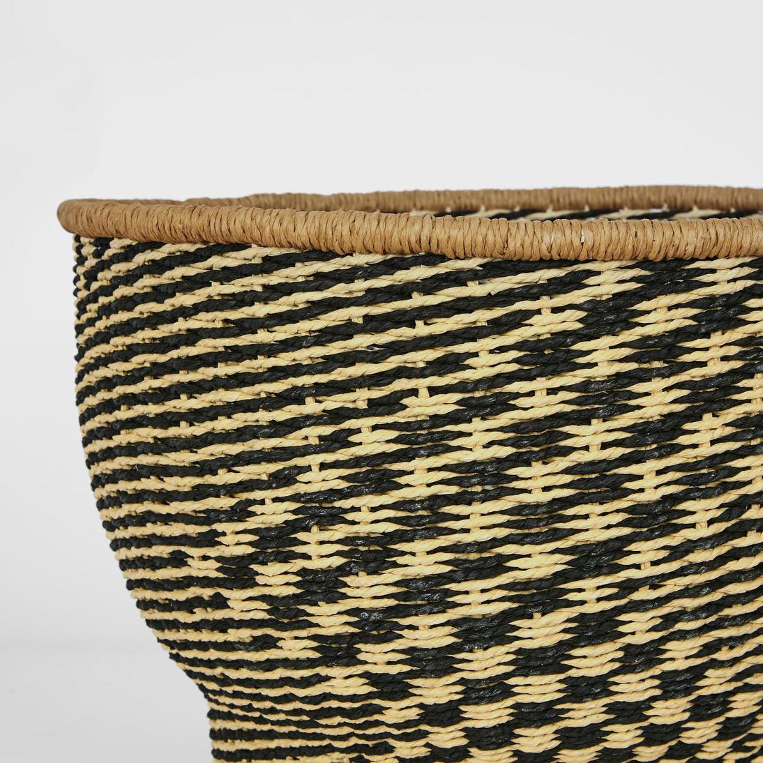 Kuro Basket Black & Natural