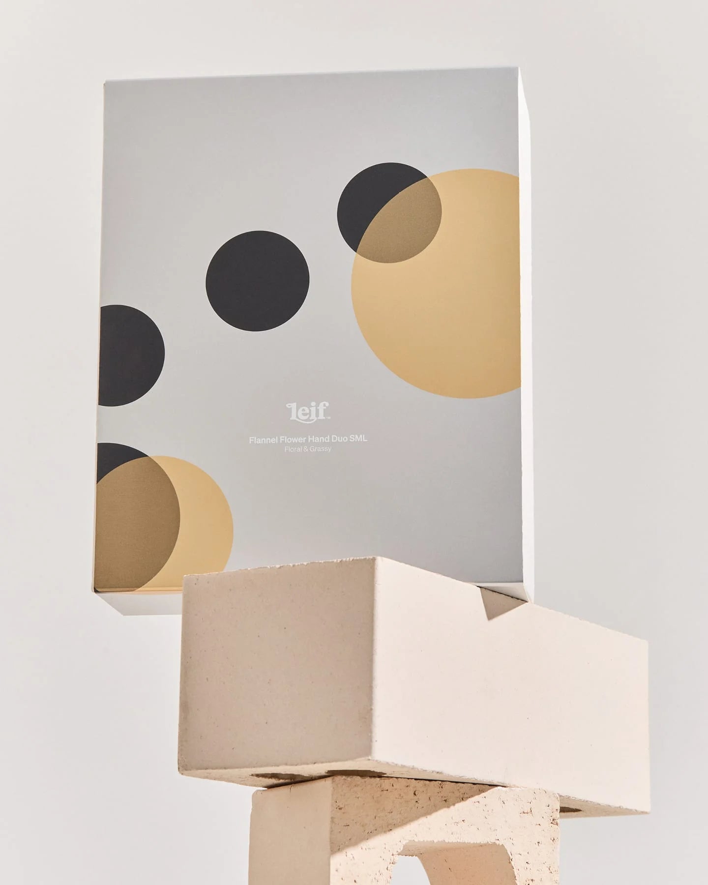 Limited Edition Holiday Flannel Flower Hand Duo Small