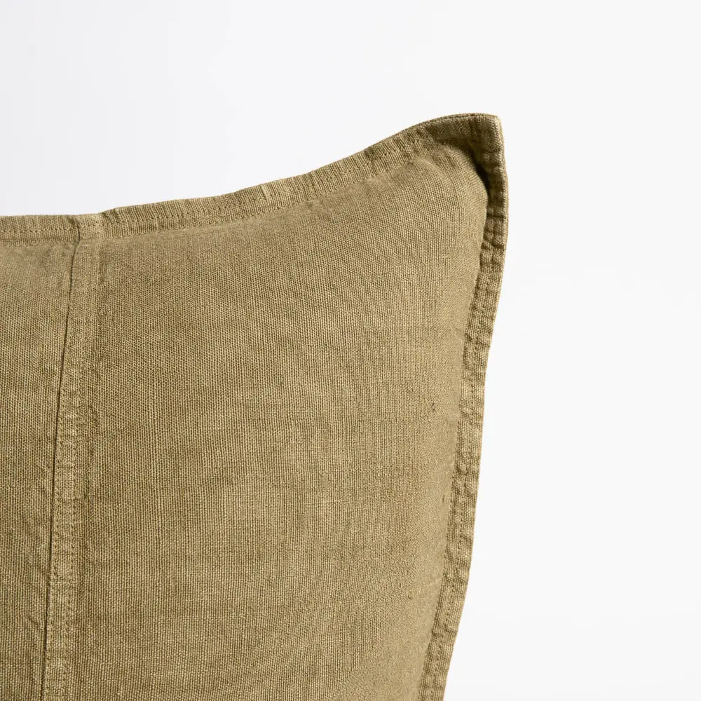 Luca Cushion Olive 50x50 - Willow + Hutch
