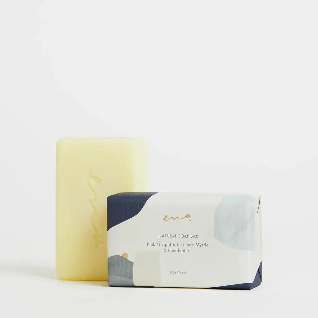 Ena Natural Soap Bar Pink Grapefruit - Willow + Hutch