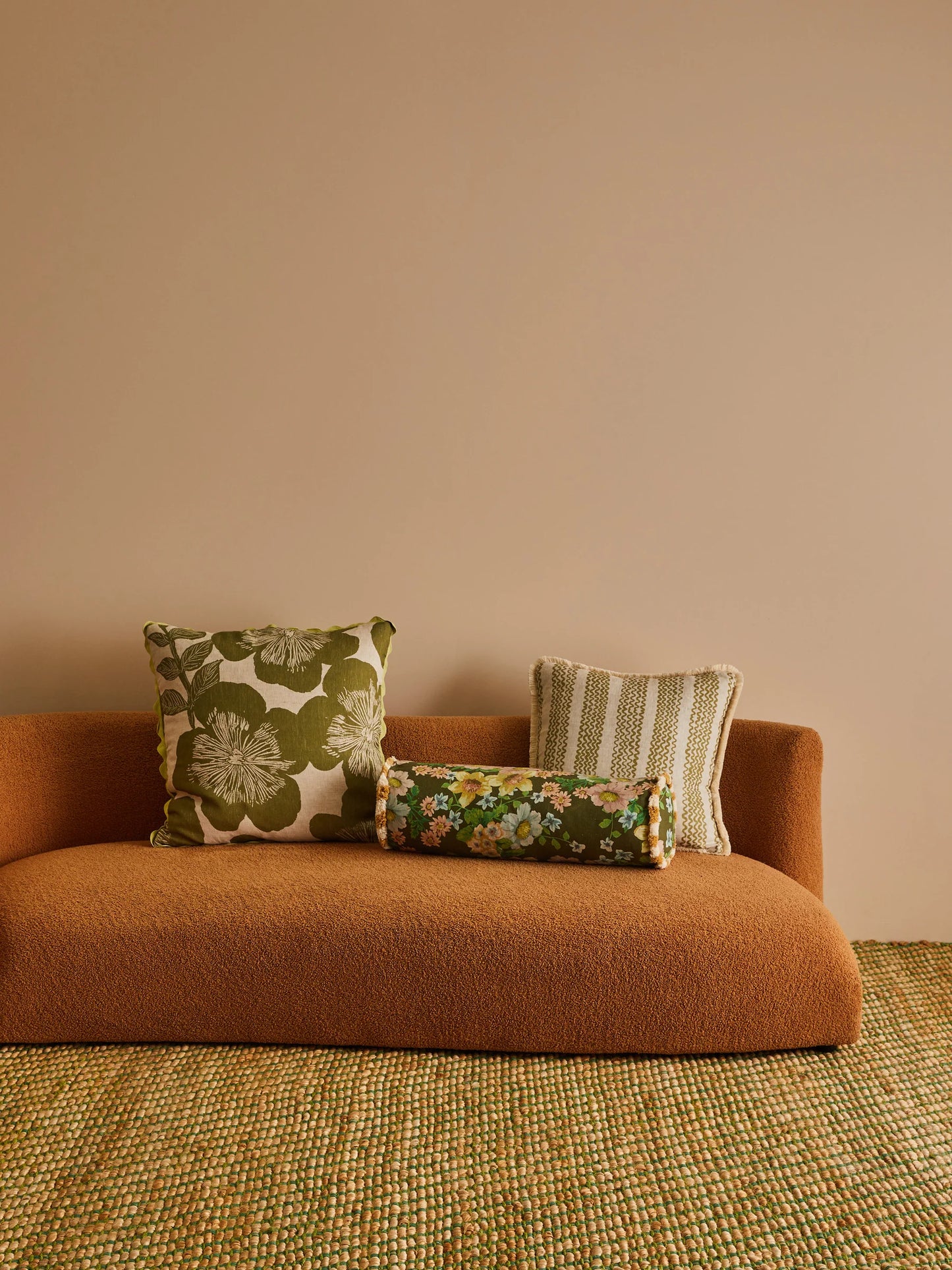 Jardin Khaki Cushion 60x60
