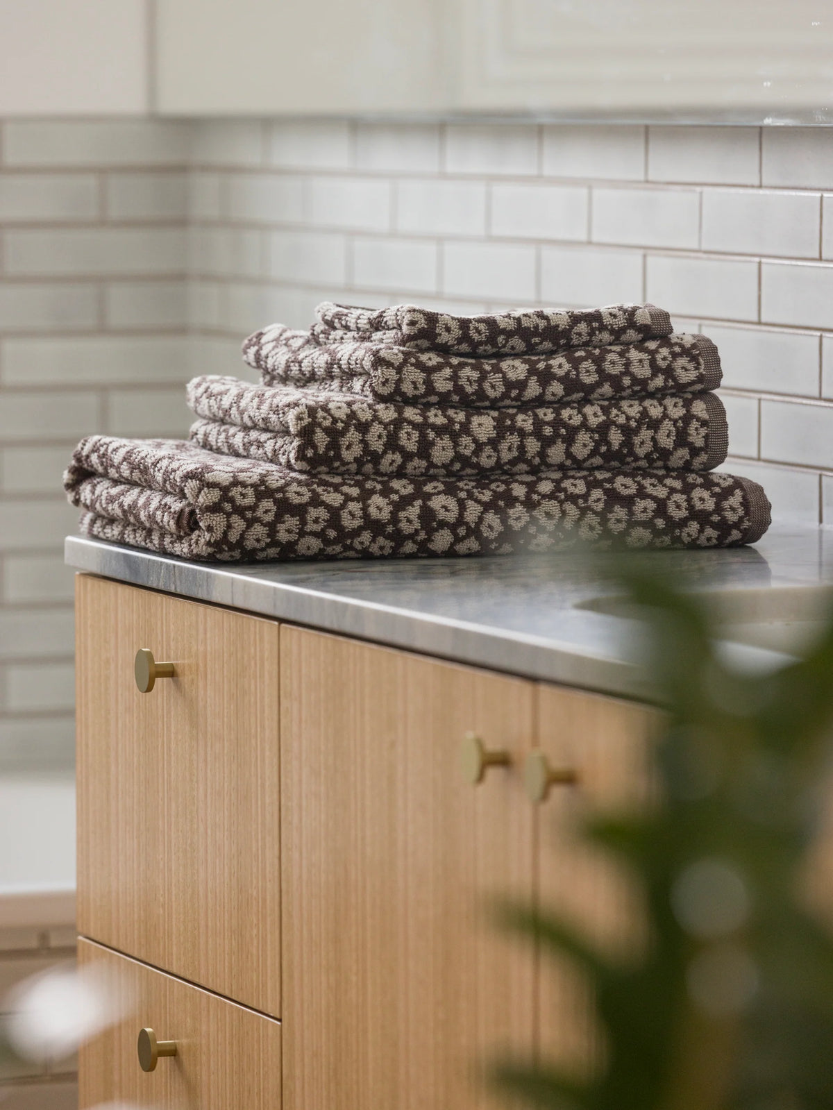Forget Me Not Bath Towel Rye & Oat