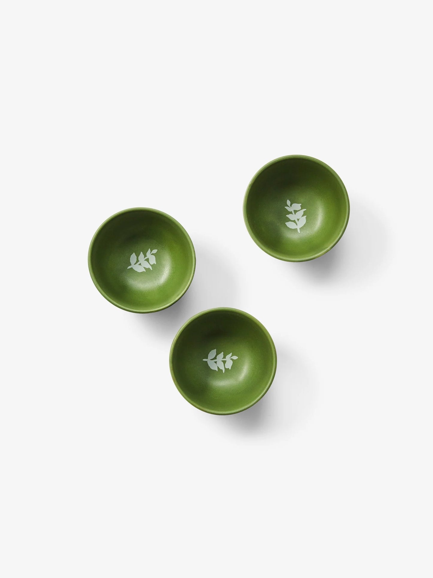 Vines Green Bowls Set of 3