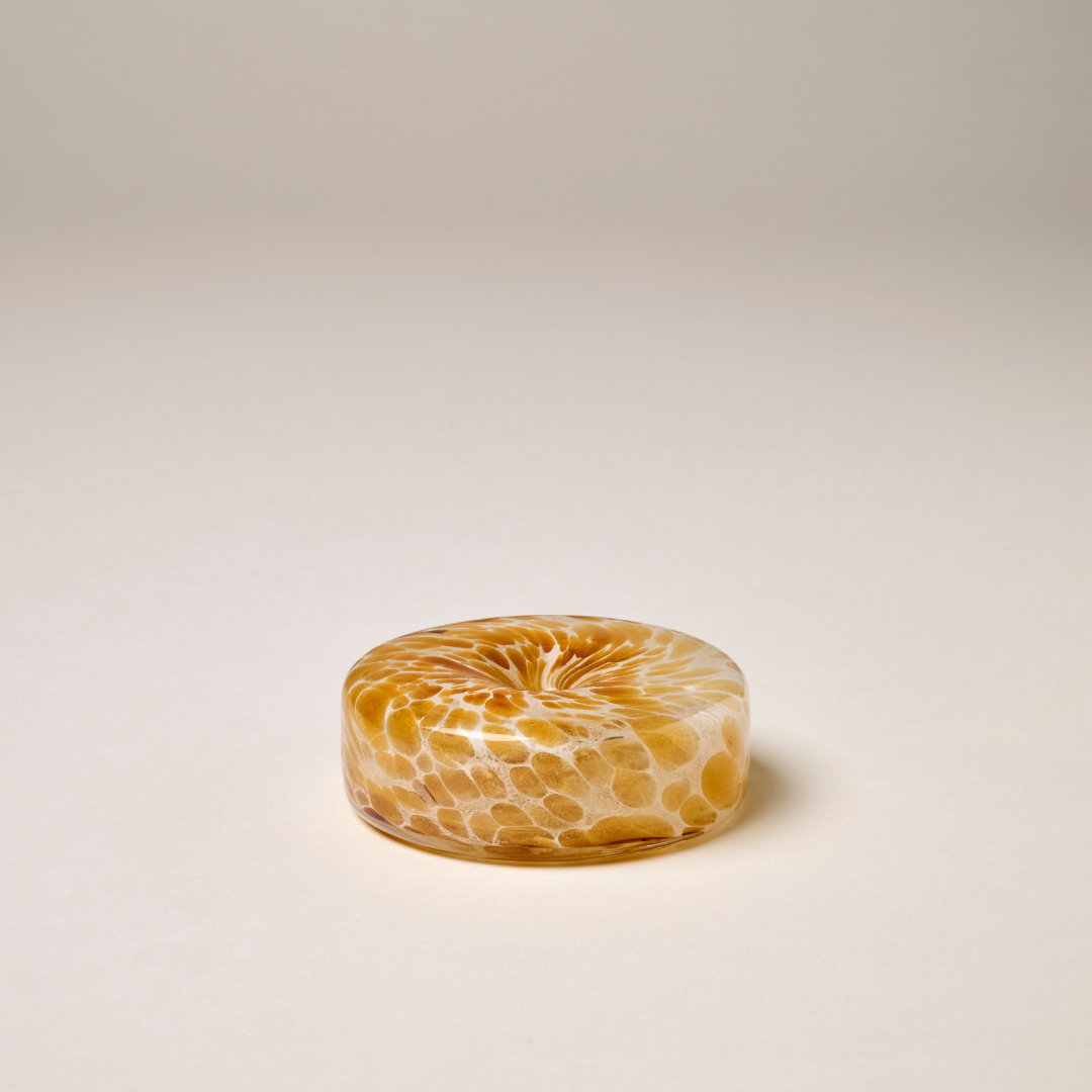 Gentle Habits - Glass Marble Holder - Brown