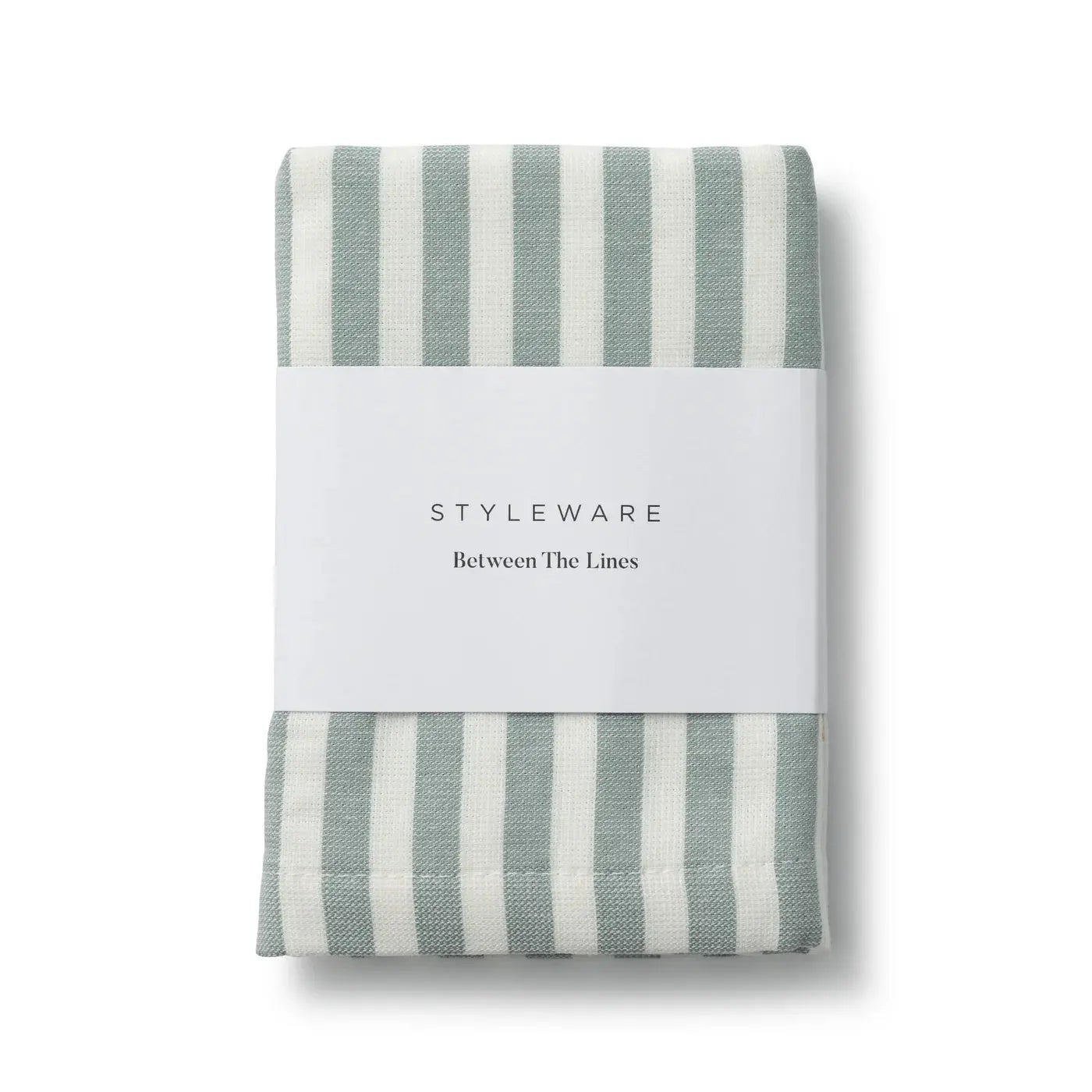 Between The Lines Tea Towel Matcha - Willow + Hutch