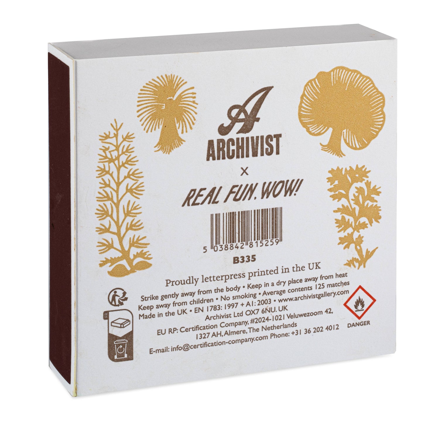 Mushroom Safety Matches