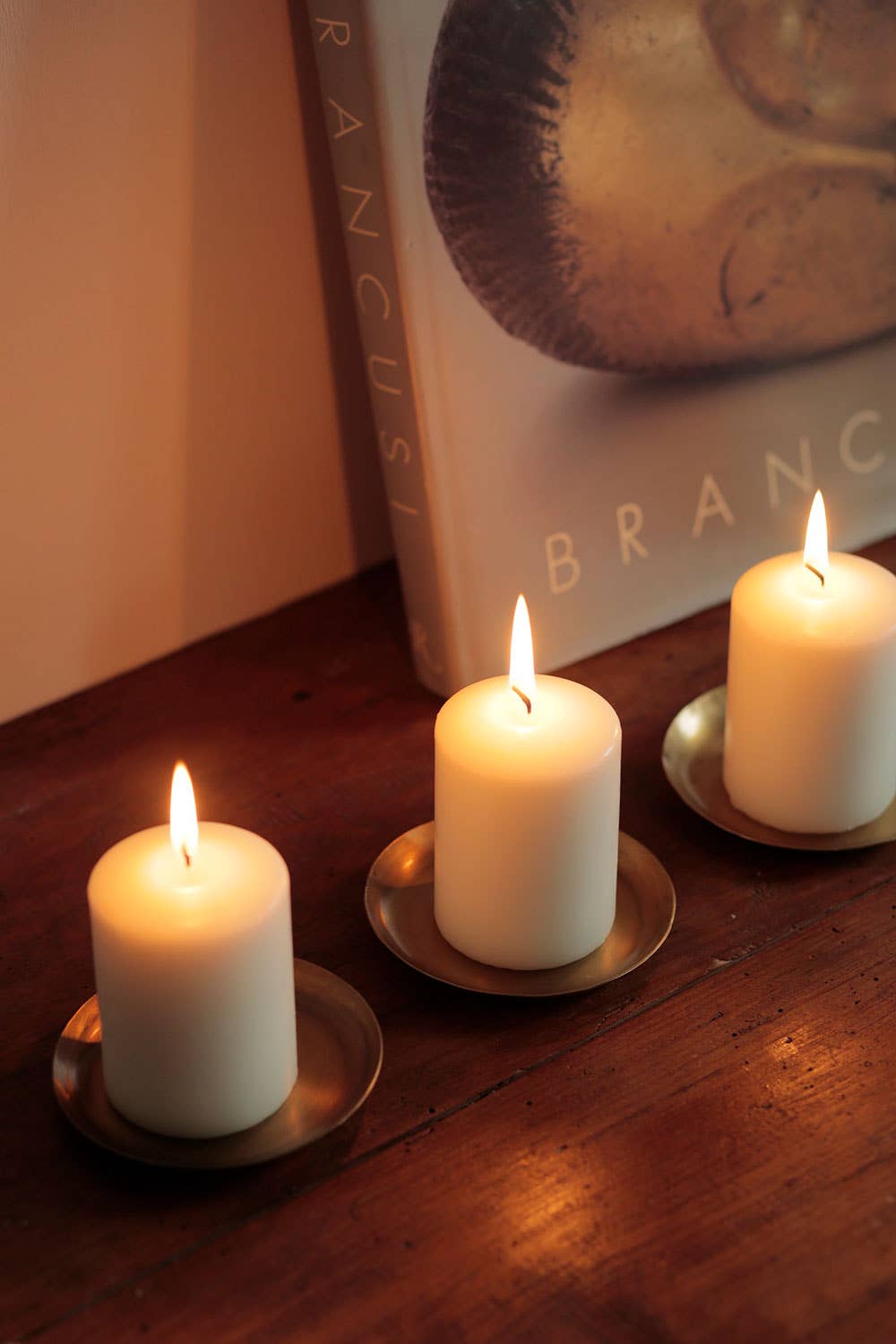 Fog Linen Work - Brass Plate Round (S)