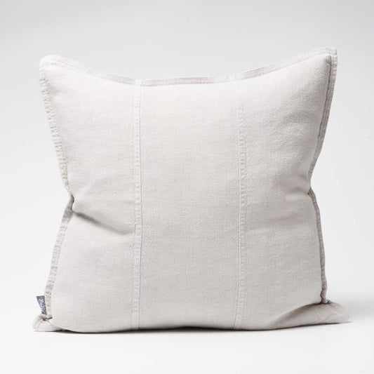 Light gray pillow on a white background