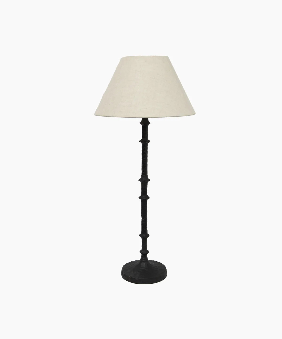 Hammered Iron Table Lamp