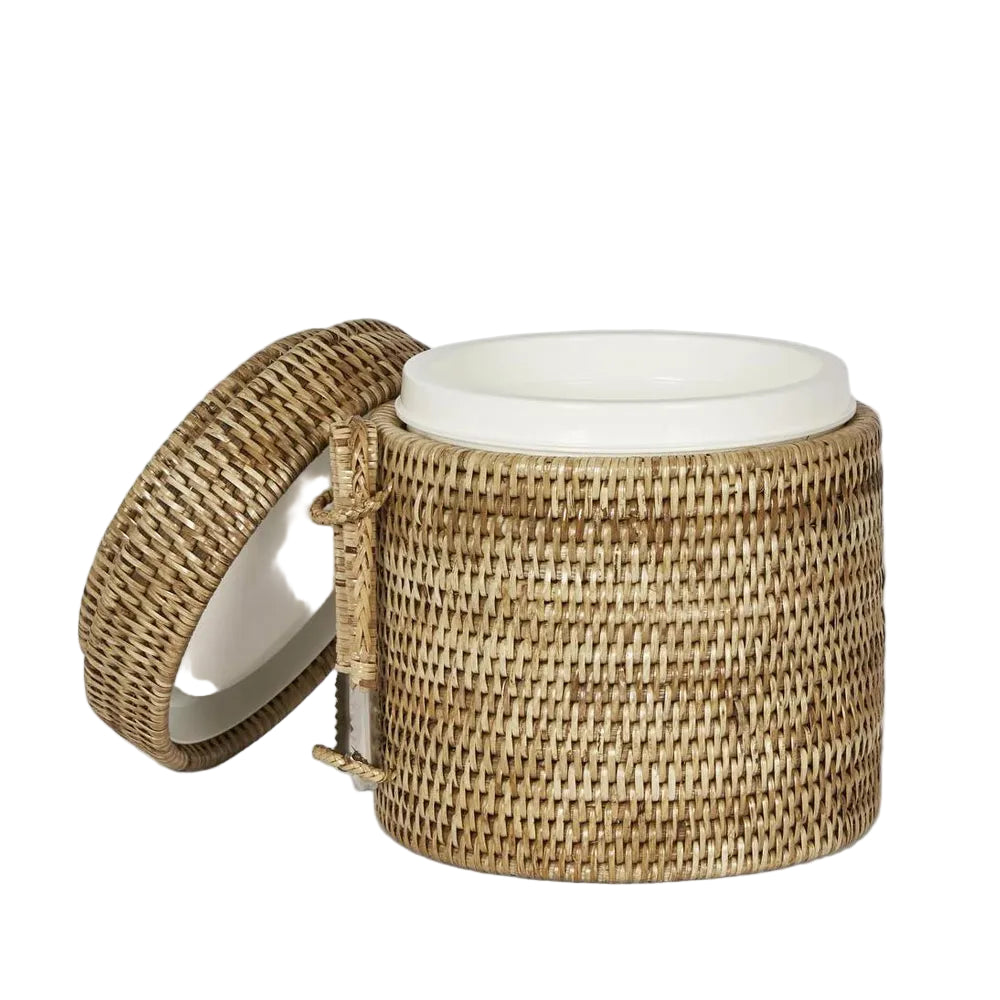 Paume Rattan Ice Bucket Natural