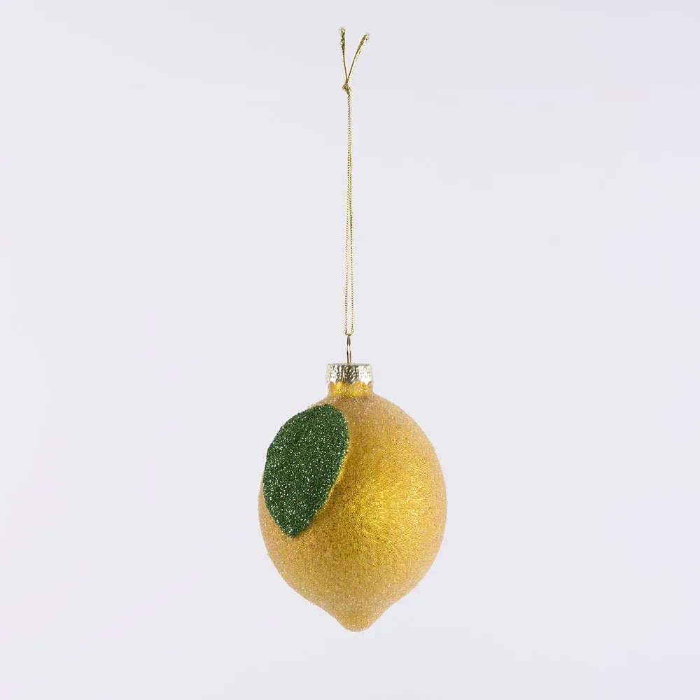 Sugared Lemon Decorations Set of 4