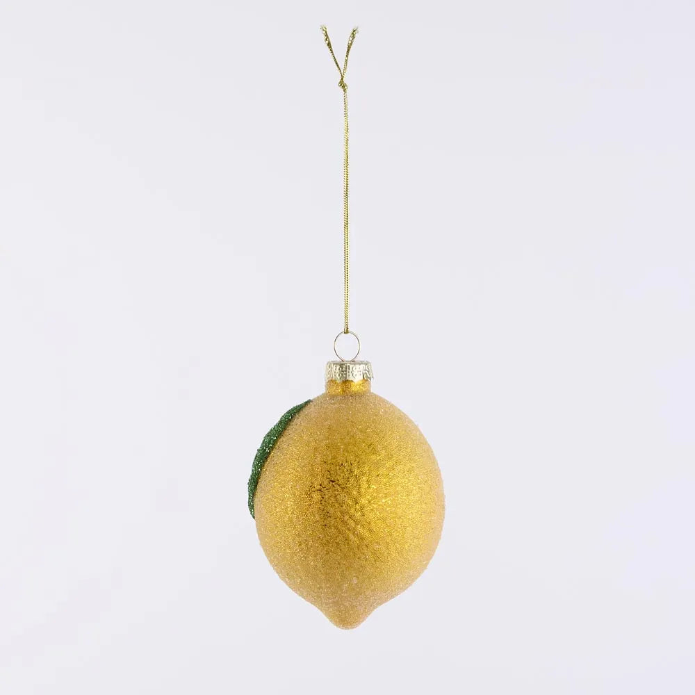 Sugared Lemon Decorations Set of 4