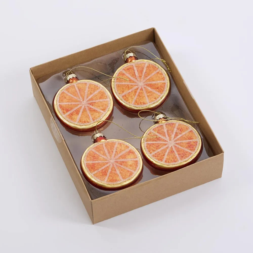 Sugared Oranges Set of 4