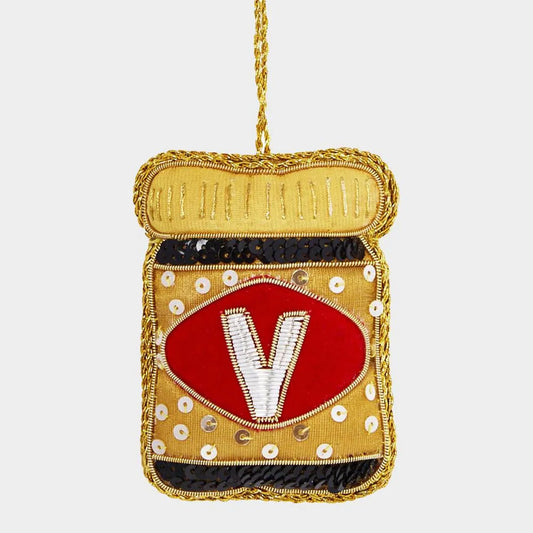 Sequin Vegemite Decoration