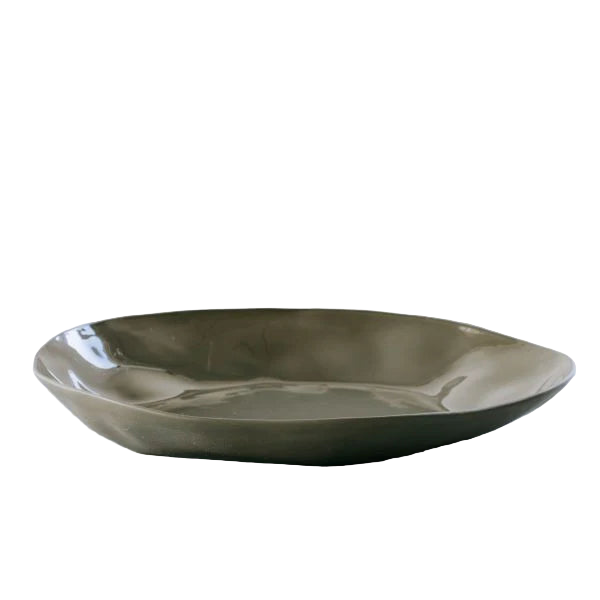 Flax Charger Plate Khaki