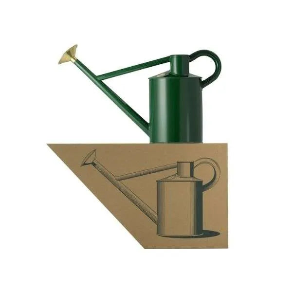 9L 'Bearwood Brook' Metal Outdoor Watering Can Green