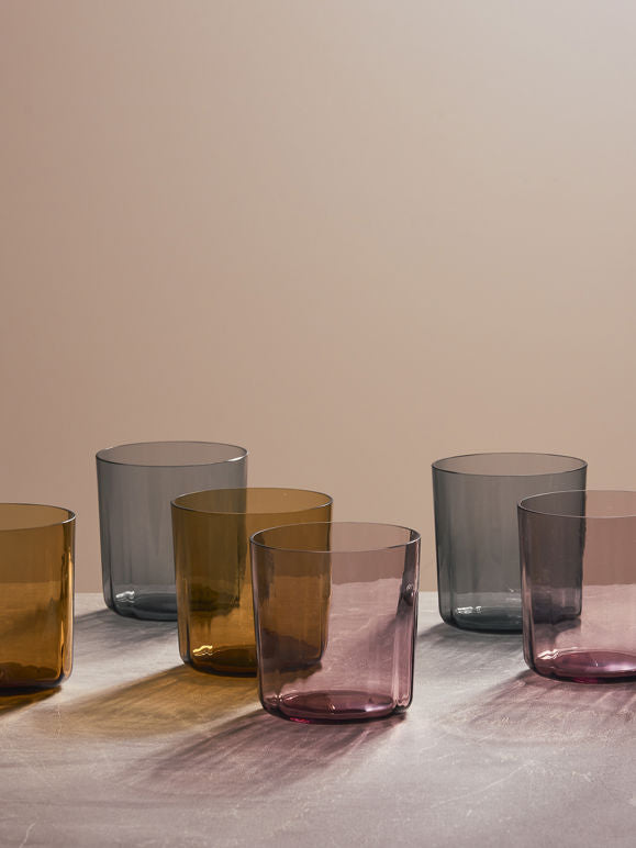 Facet Tumblers Set of 2 Rose