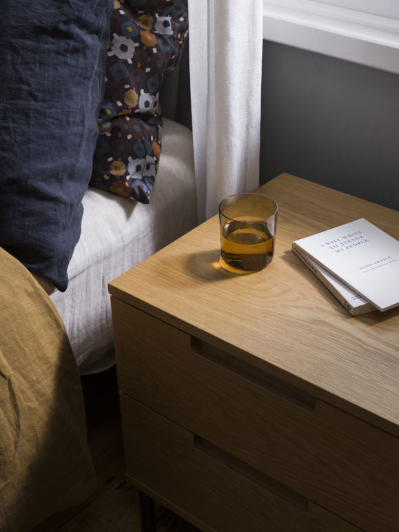 Facet Tumblers Set of 2 Maple