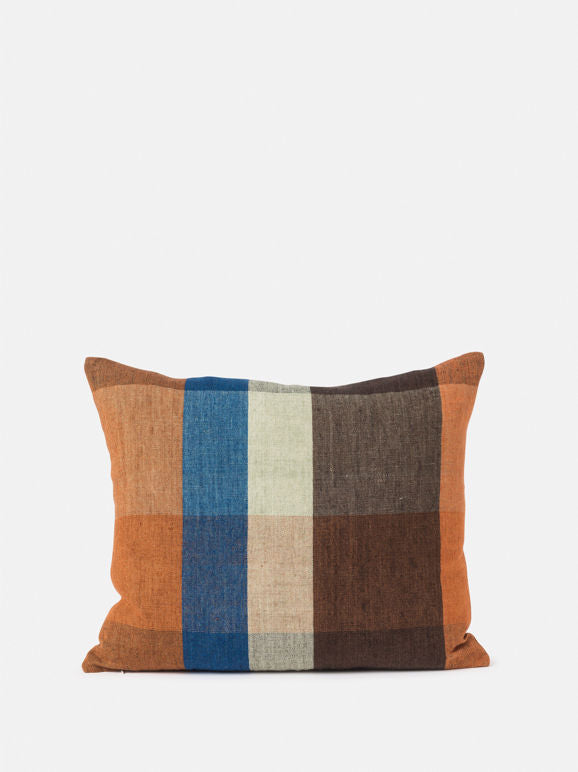 Cabin Linen Cushion Midnight 55x45