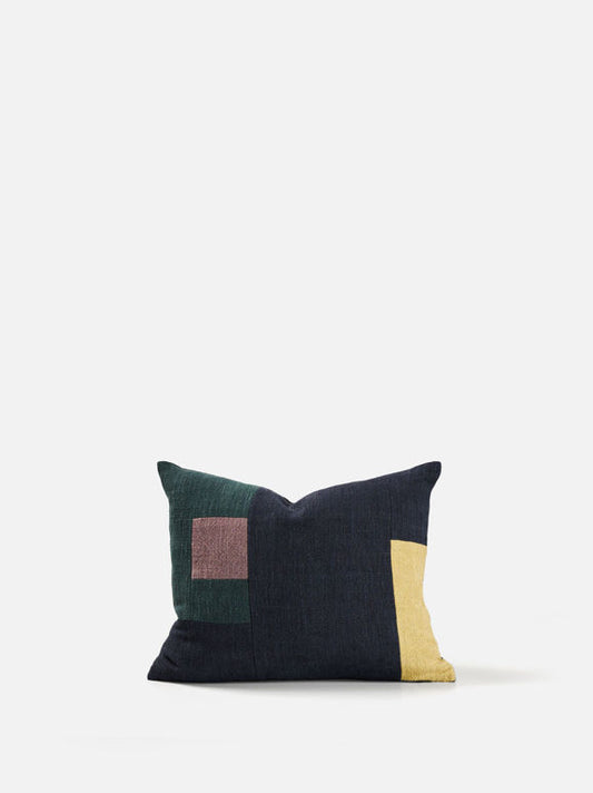 Build Cushion Blue Multi 45x35