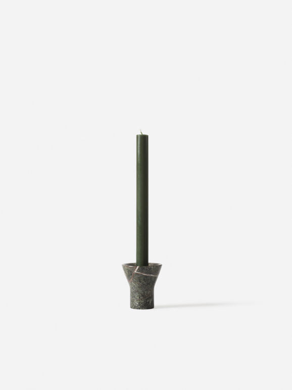 Flare Candle Holder Forest Green
